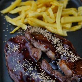 Picaña A La Brasa Con Salsa Teriyaki