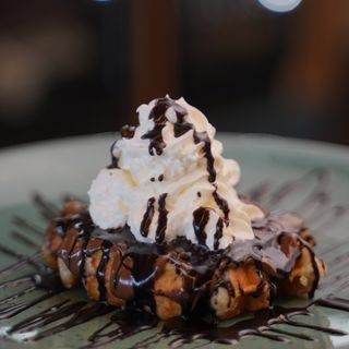 Gofres con nutella