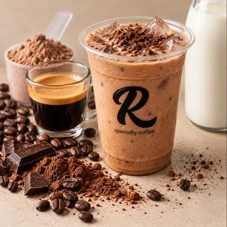 Batido de proteína con café y cacao