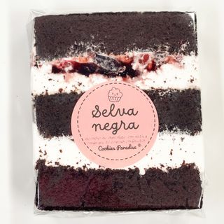 Bizcocho Selva negra (porción)