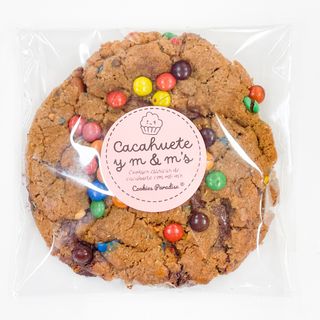 Cookie de cacahuete y m& m's