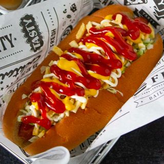 Hot Dog De Pollo Mechado