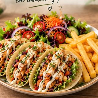 Tacos de pollo 3 Uds