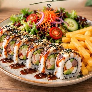 Sushi panda roll