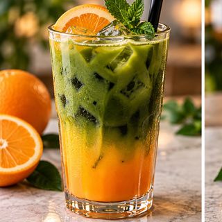 Orange matcha