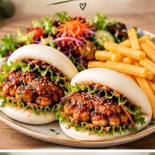 Bao de pollo 3 Uds
