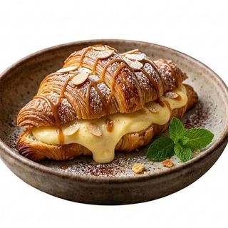 Medialuna Rellena De Dulce De Leche