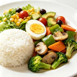 Plato combinado 1 (钢.蔬菜)