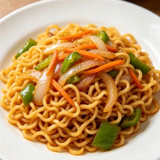 Yakisoba frito con Verduras(picante)
