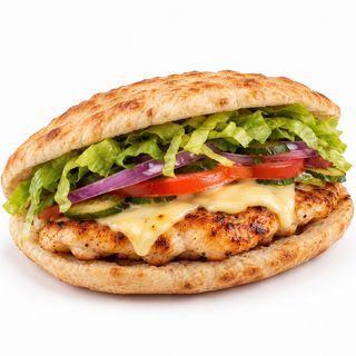 22: Ración De Hamburguesa De Pollo Completa