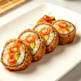 52. Futomaki Tempura de Langostino (8 uds)