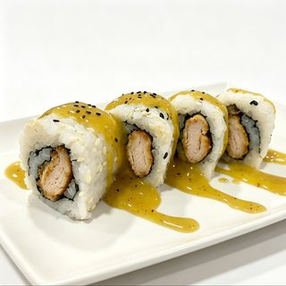 89. California de Pollo Rebozado con Miel (8 unidades)
