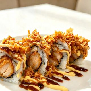 88.California de pollo rebozado(8unidades)
