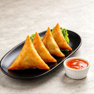 8. Samosa Vegetal (4 uds)