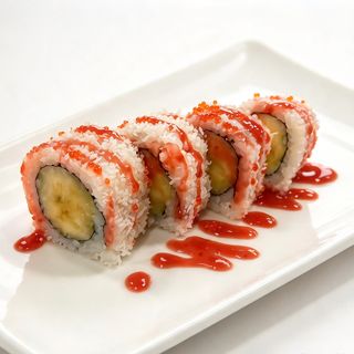 99. Roll de Plátano con Coco — 8 piezas
