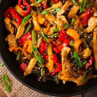 Verduras al wok