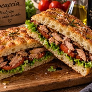 Focaccia de ventresca
