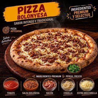 Pizza Bolonyesa (Mediana)