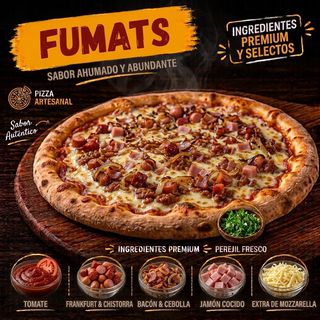 Pizza Fumats (Familiar)