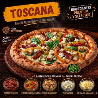 Pizza Toscana (Familiar)