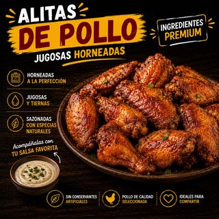 Aletes de Pollastre (6 Unitats)