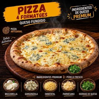 Pizza 4 Formatges (Mediana)
