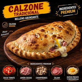 Pizza Calzone (Mediana)