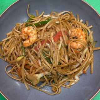 Noodles Con Gambas