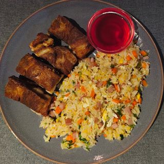 Combo costillas asadas