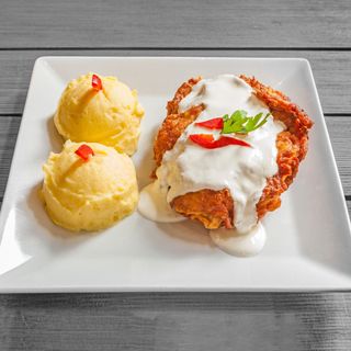 Pechuga De Pollo En Costra De Patatas