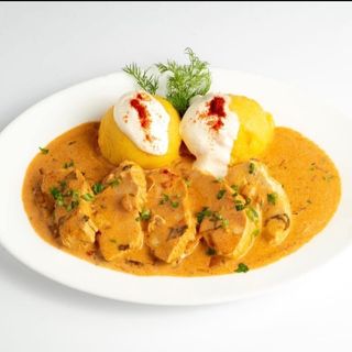 Estofado De Pollo Con Polenta