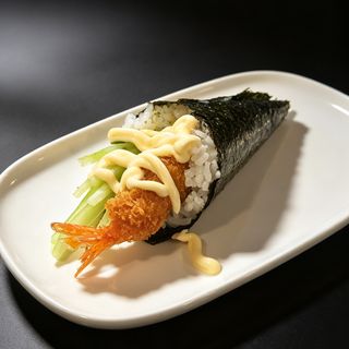 95. Temaki langostino rebozado