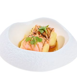 Stick Ebi Fry con Salmon (2 Pzs.)