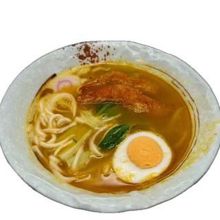 Golden Soup Ramen Con Gambas