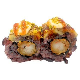 Ura Arroz Negro Ebi Fry E Aguacate (8 Pzs.)