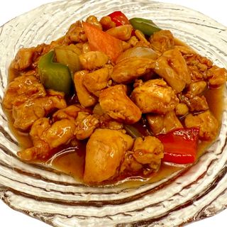 Pollo con Salsa Ostra