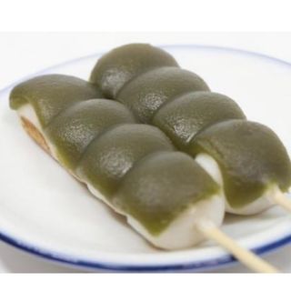 Kushi Matcha Brochetas de mochi con Te Verde (2 Pzs.)