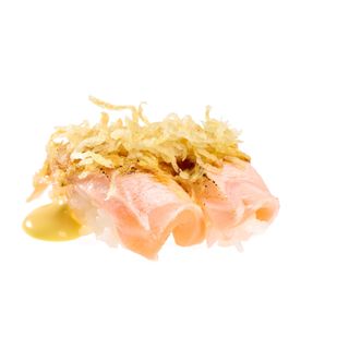 Nigiri Salmon Flameado (2 Pzs.)