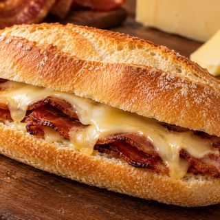 Pulguita de bacon y queso