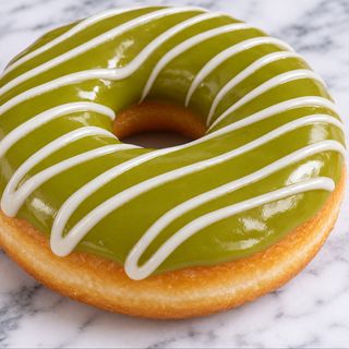 Donut de pistacho relleno