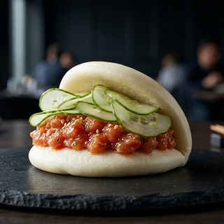 Pan Bao De Atún Picante