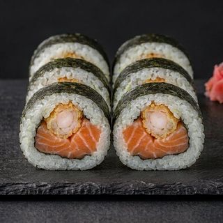Futomaki Salmón Gambón (8 Uds.)