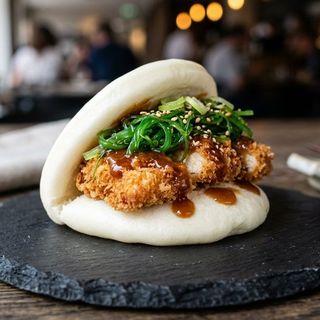 Pan bao de pollo tori