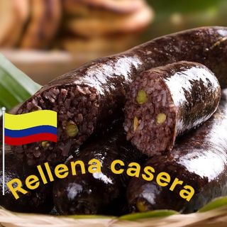 Morcilla con Arepa (Porción)
