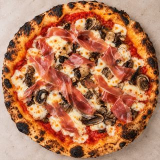 Pizza Funghi E Parma
