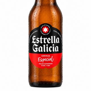 Cerveza Estrella Galicia botella 330 Ml.