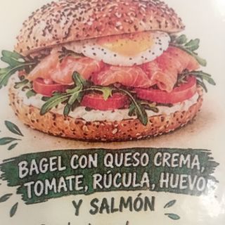 Bagel Con Queso Cheddar