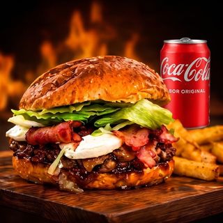 Barbecue Burger Al Carbón
