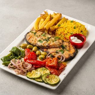 Salmón A La Brasa