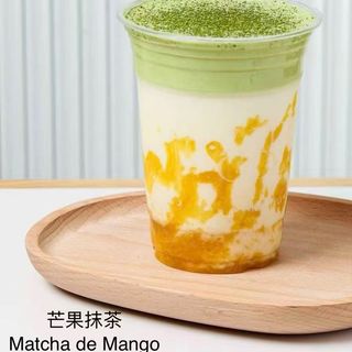 Té Matcha Con Mango芒果抹茶